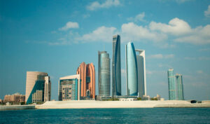 Marina de Abu Dhabi nos Emirados Árabes