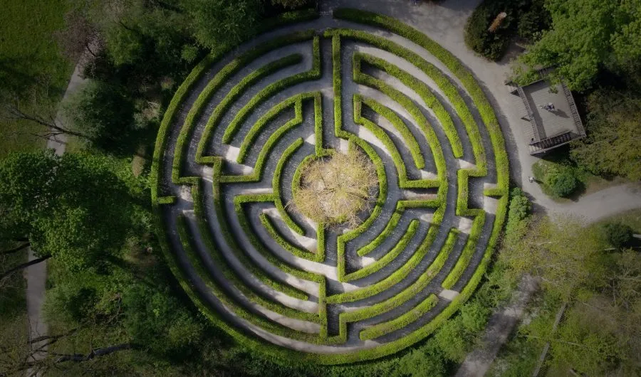 Labirintos de milho para visitar neste outono.